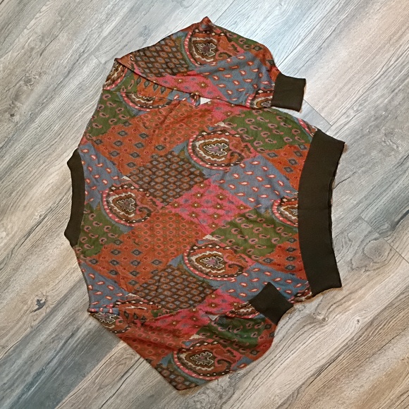 Santana Men's Pattern Sweater Size Large Vintage Unisex - Picture 7 of 9